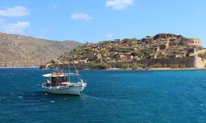 Elounda lagoon, Spinalonga